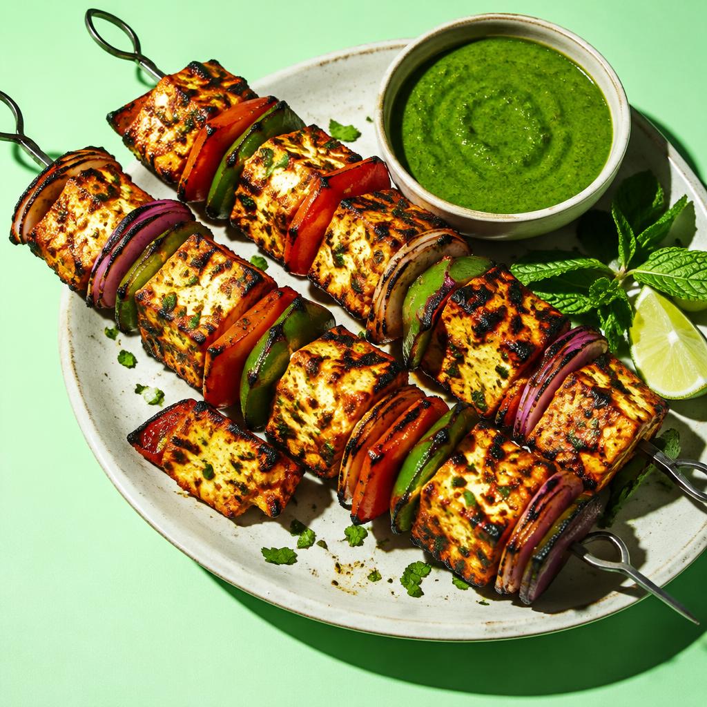 Paneer Tikka Skewers