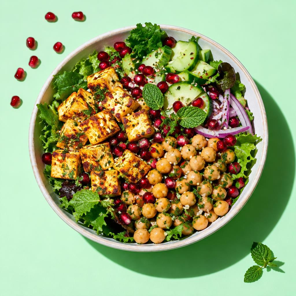 Paneer Pomegranate Bowl